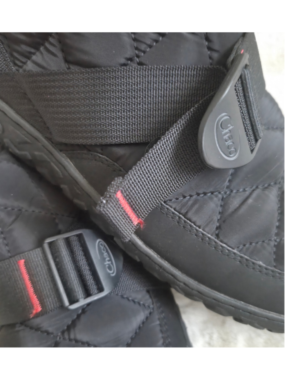 Chaco Mens Size 14 Black Quilted Slip On Shoes Outdoor Camp Gorpcore